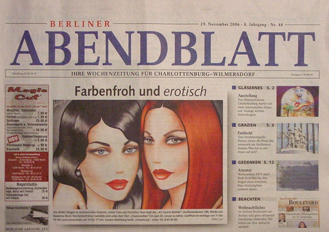 Berliner Abendblatt - "Farbenfroh und erotisch"