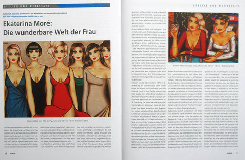 Zeitschrift Art Profil über Ekaterina Moré