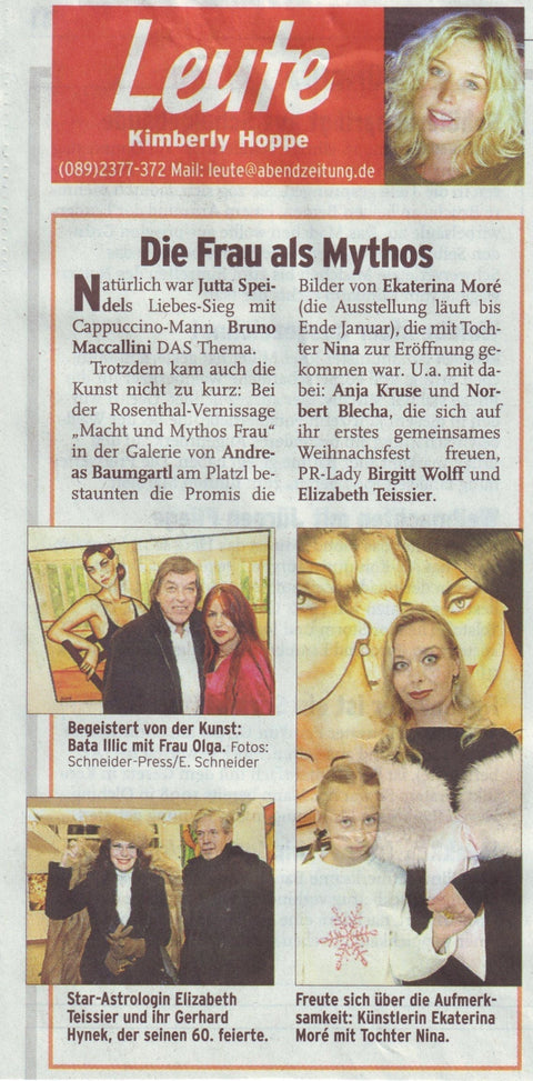 Abendzeitung München - "Die Frau als Mythos"