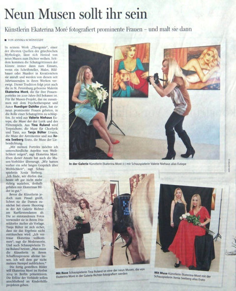 Berliner Morgenpost - "Neun Musen sollt ihr sein"