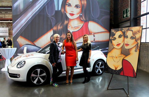 Kunstprojekt mit Autohaus Nauen und Cabrio & Sportscars Salon Düsseldorf