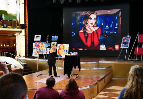 Kunstreise mit AIDA - Ekaterina Moré in der Kunstgalerie