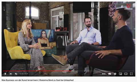 Interview von Prof. Dr. Nicolas Burkhard und Christian Claasen mit Ekaterina Moré bei Unleashed29