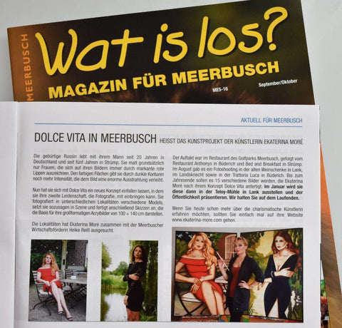 Zeitschrift Wat is los über Ekaterina Moré