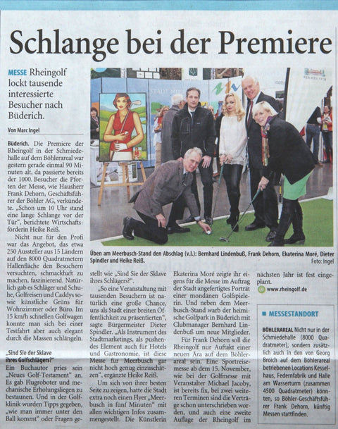 Westdeutsche Zeitung - "Schlange bei der Premiere"