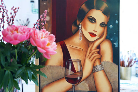 Exklusive Frauenporträts direkt aus dem Künstleratelier in der Online-Galerie kaufen