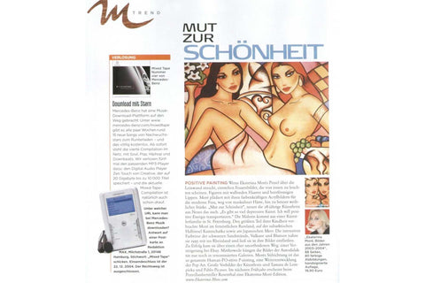 Zeitschrift Max über positive Kunst der Weiblichkeit von Ekaterina Moré