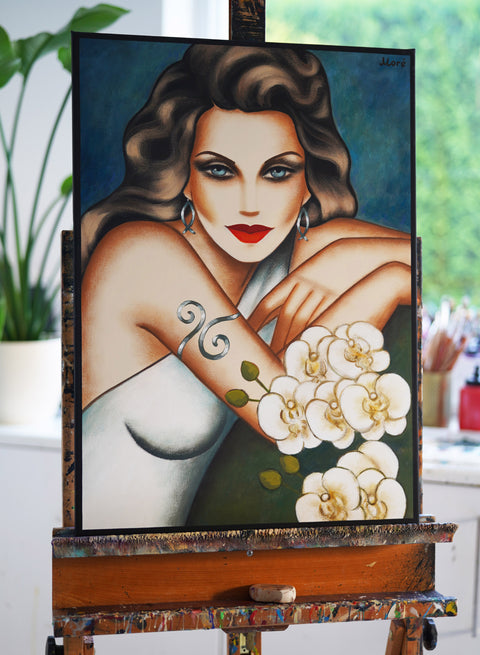 "Green Dream", 50x70cm
