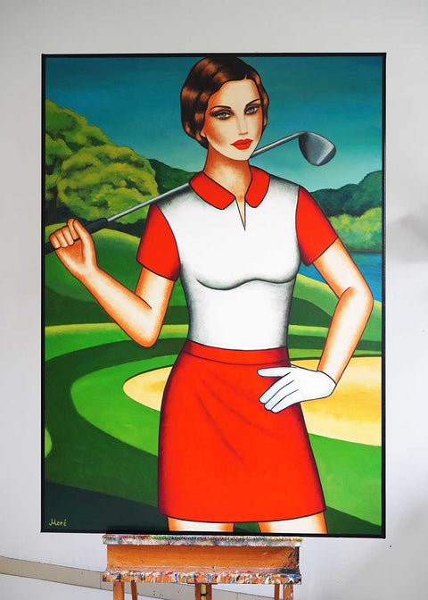 "Fairway's Color Burst", (140x100cm)