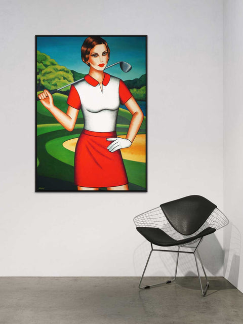 "Fairway's Color Burst", (140x100cm)