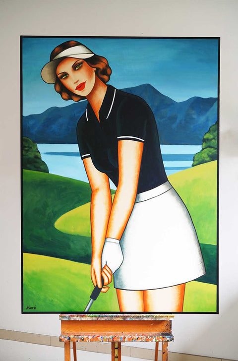 "Sensual Swing", 140x100cm