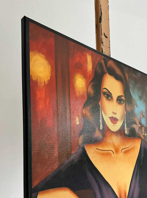 „Cabernet & Geheimnisse“, 100x70cm