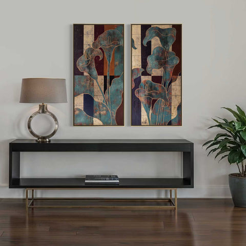 "Calla Stillness", 100x100cm