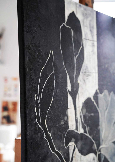 "Cosmic Magnolia", 60x90cm