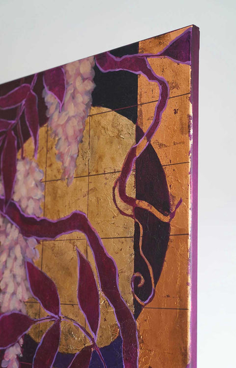 "Wisteria Dreams", 120x100cm