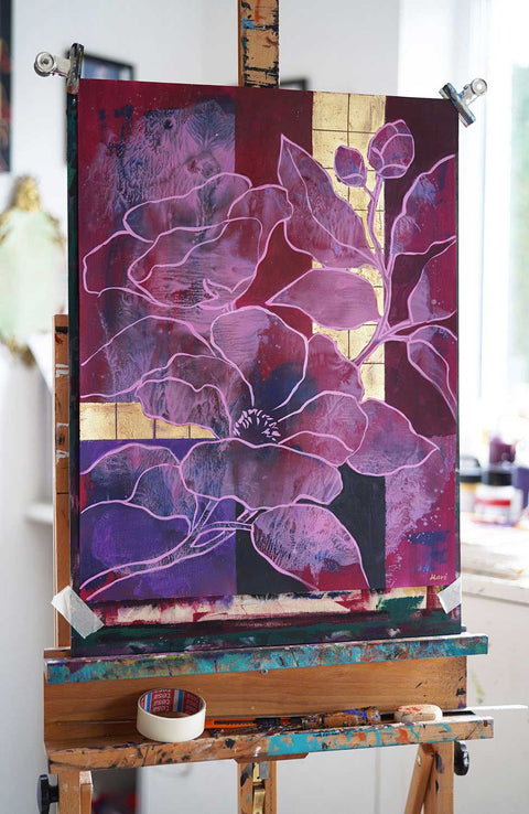 Original auf Papier "Quiet Matter", 50x65cm