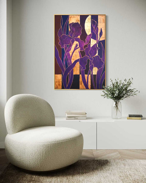 "The Garden Above Time", 100x70 cm