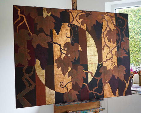"The Garden Above Time", 140x100 cm