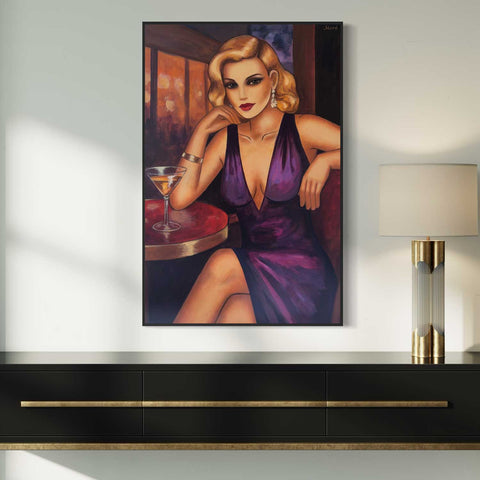 „Velvet Hour“, 90x60cm