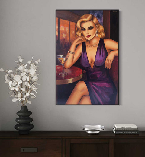 „Velvet Hour“, 90x60cm