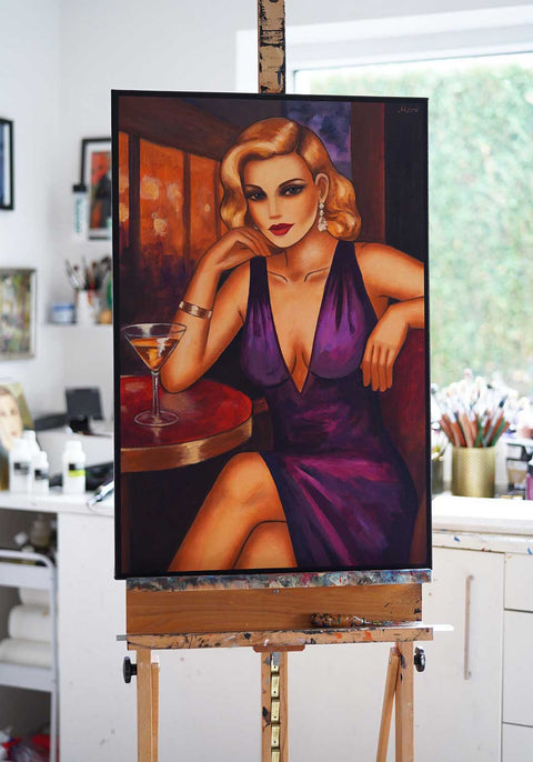 „Velvet Hour“, 90x60cm