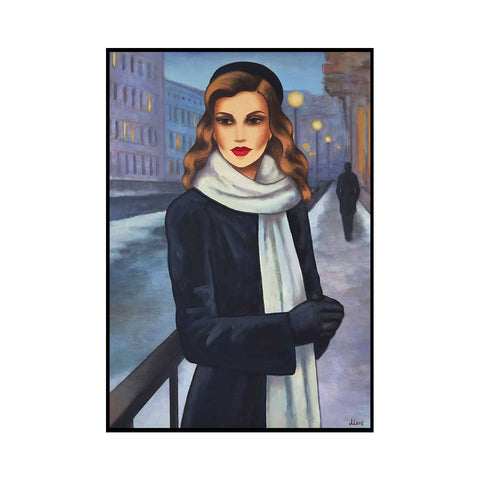 „Winter Lights“, 100x70cm