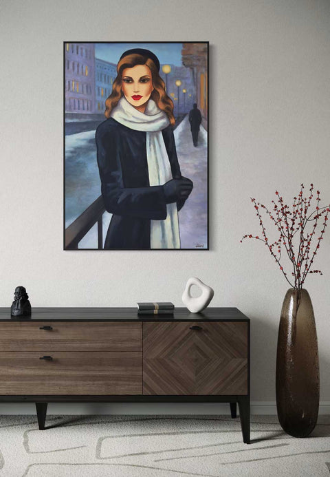 "Winter Lights", 100x70cm