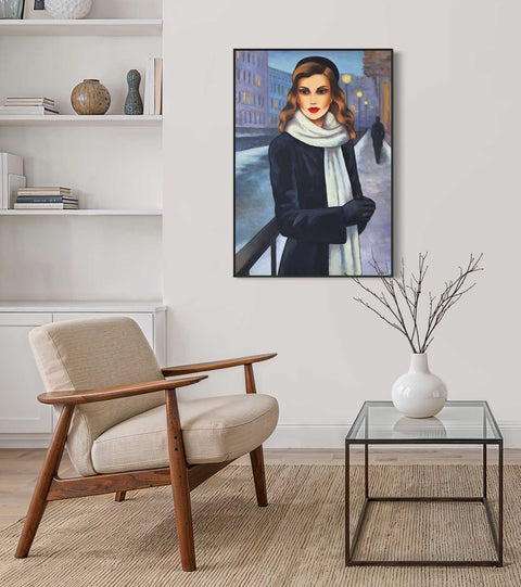 "Winter Lights", 100x70cm