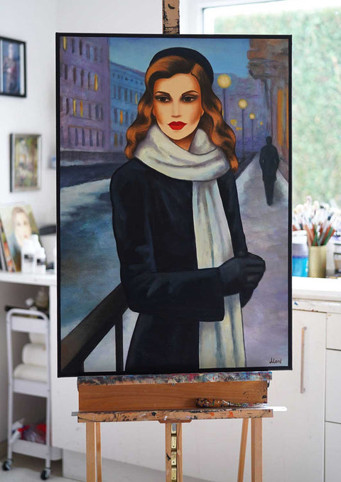 "Winter Lights", 100x70cm