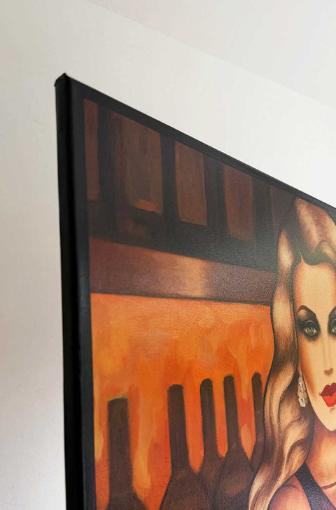 "Red Allure", 140x100cm