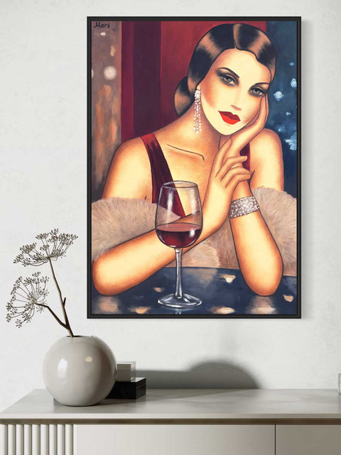 "In the Glow of the Night", 50x70cm