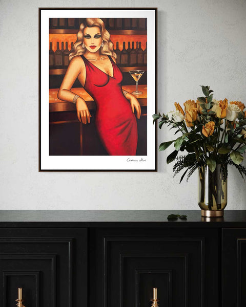 "Red Allure", 59,4 x 42cm - DIN A2 auf Papier in Museumsqualität