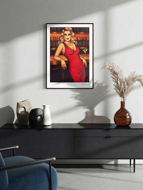 "Red Allure", 59,4 x 42cm - DIN A2 auf Papier in Museumsqualität