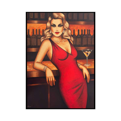 "Red Allure", 140x100cm