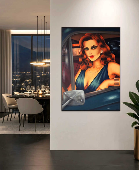 "Midnight Driver", 140x100 cm
