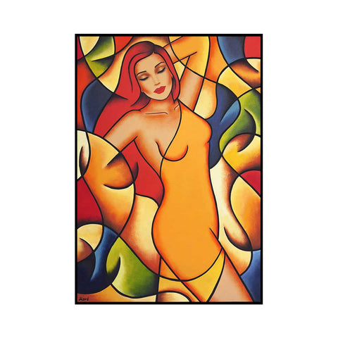 "Rhythm of Color“ Frauenporträt voller Lebensfreude - sinnlicher Tanz