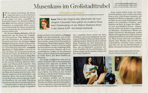 Stuttgarter Zeitung - "Musenkuss im Großstadttrubel"