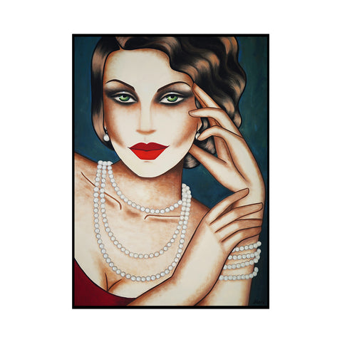 "Pearls of Seduction", 140x100cm