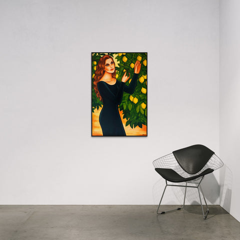 "Lemon Oasis", 120x80cm