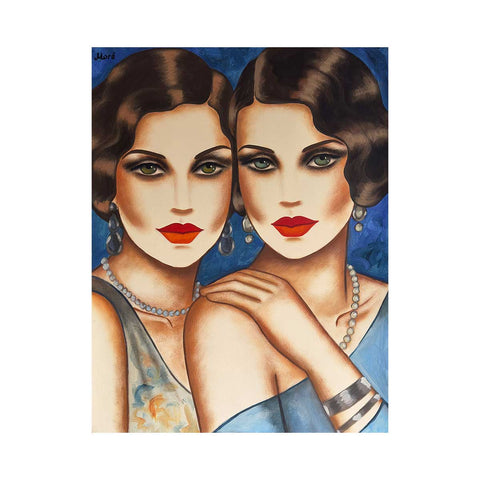 Original auf Papier "Beyond the Gaze", 50x65cm