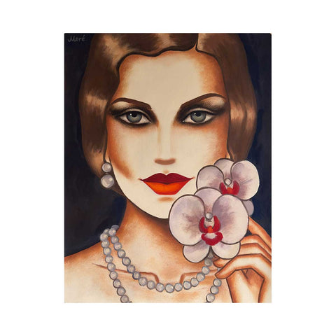 Original auf Papier "Orchid Kiss", 50x65cm