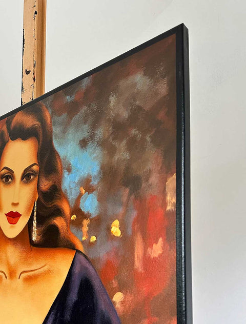 „Cabernet & Geheimnisse“, 100x70cm