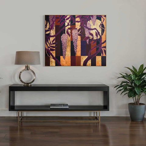 "Wisteria Dreams", 120x100cm