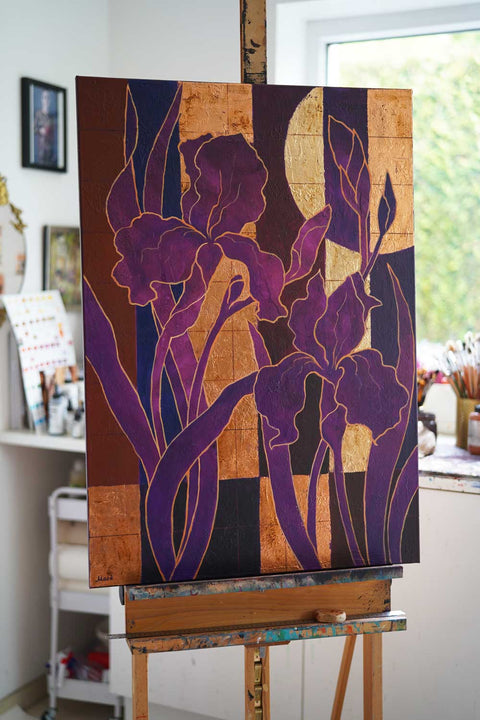 "The Garden Above Time", 100x70 cm