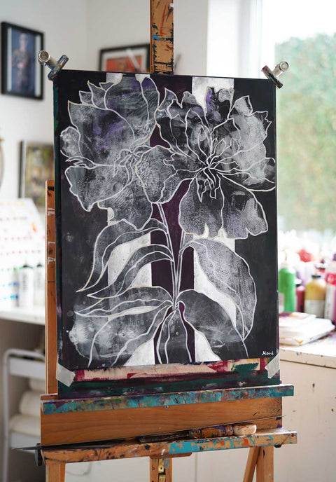 Original on paper "Stellar Silence", 50x65cm