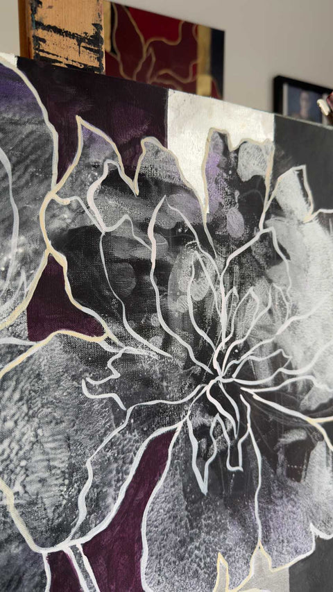 Original on paper "Stellar Silence", 50x65cm