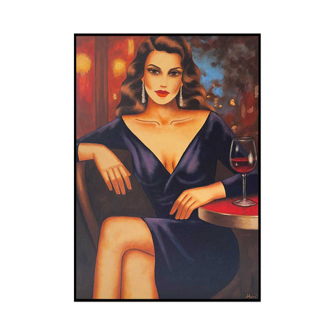 „Cabernet & Geheimnisse“, 100x70cm