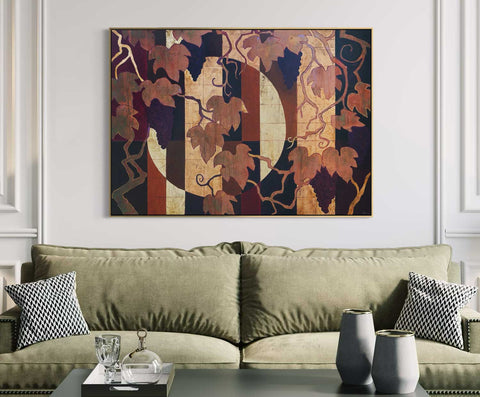 "The Garden Above Time", 140x100 cm