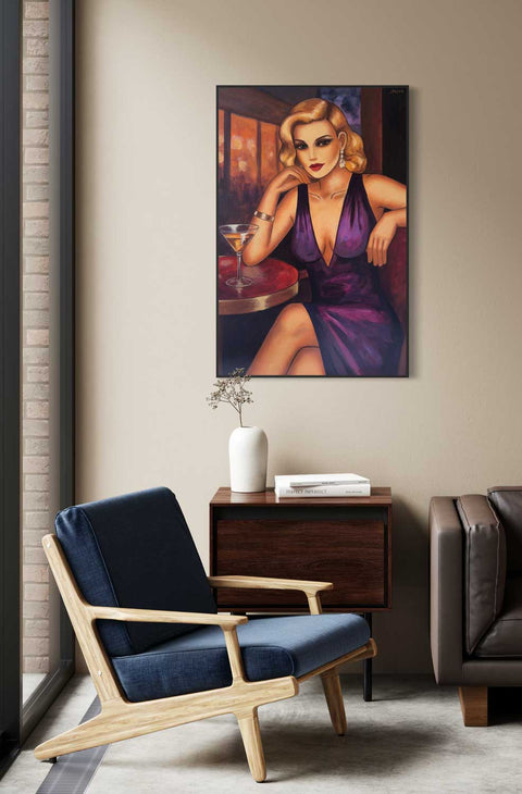 „Velvet Hour“, 90x60cm