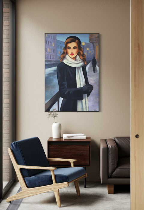 "Winter Lights", 100x70cm